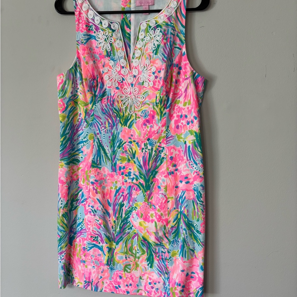 Lily Pulitzer Floral Sleeveless Dress - Pink and Green